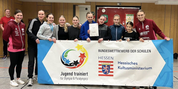 Schiller beim Landesentscheid Handball WK III Mädchen